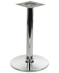 Metalinis pagrindas stalui Stema NY-B005, 46 cm, sidabrinis kaina ir informacija | Baldinės kojelės ir kojos | pigu.lt