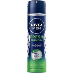 Спрей-антиперспирант Nivea Sensation Fresh для мужчин, 150 мл цена и информация | Дезодоранты | pigu.lt