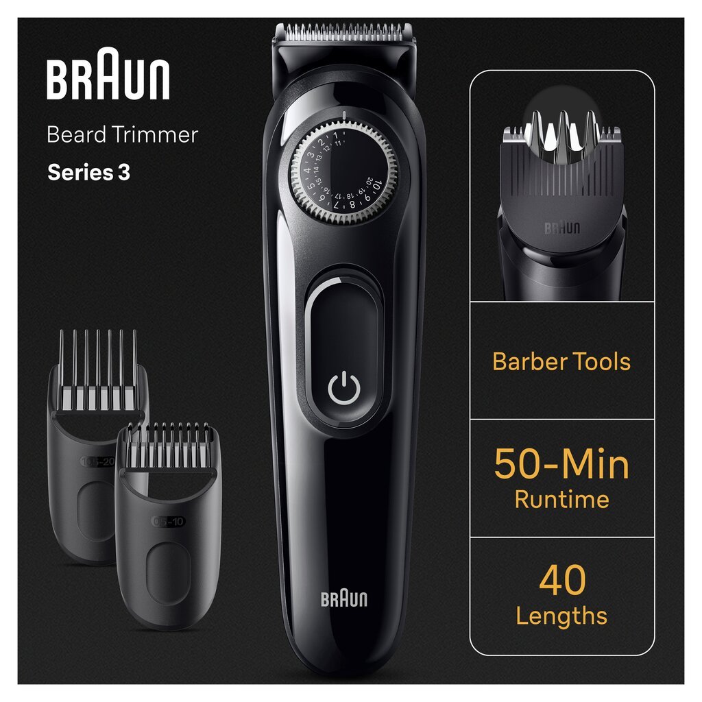 Braun BT3420 цена и информация | Plaukų kirpimo mašinėlės | pigu.lt