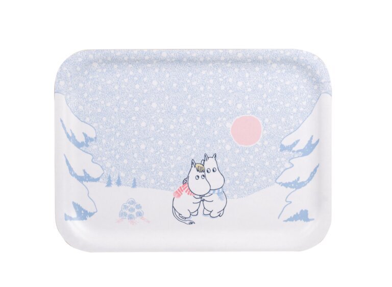 Muurla Moomin Let it Snow padėklas, 27x20 cm kaina ir informacija | Virtuvės įrankiai | pigu.lt