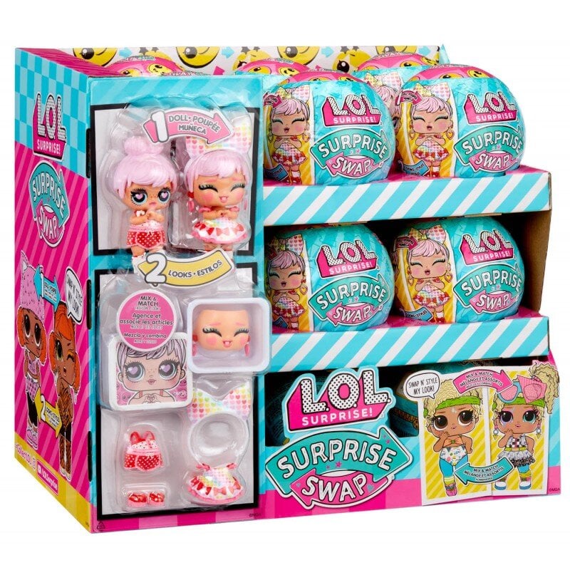 Lėlė L.O.L. Surprise Surprise Swap Tot Asst in PDQ kaina ir informacija | Žaislai mergaitėms | pigu.lt