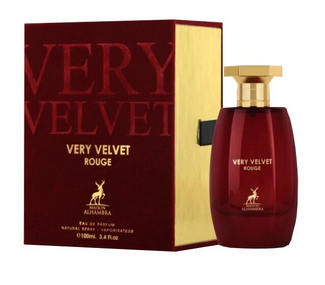 Kvepalai moterims Maison Alhambra Very Velvet Rouge EDP, 100 ml цена и информация | Kvepalai moterims | pigu.lt