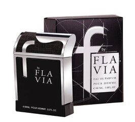 Kvepalai vyrui Flavia F Black Pour Homme EDP, 90 ml kaina ir informacija | Kvepalai vyrams | pigu.lt