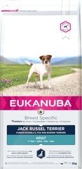 Eukanuba Breed Specific Jack Russell Terrier su vištiena, 2 kg kaina ir informacija | Sausas maistas šunims | pigu.lt