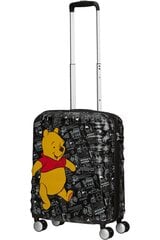 Mažas lagaminas American Tourister Wavebreaker Spinner Disney Winnie The Pooh, S, juodas kaina ir informacija | American Tourister Vaikams ir kūdikiams | pigu.lt