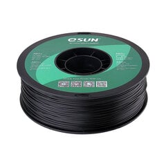 eSUN 3D filament ABS+ 1kg Black цена и информация | Смарттехника и аксессуары | pigu.lt