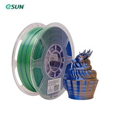 eSUN 3D filament ePLA-Silk Mystic 1kg Blue Orange Green цена и информация | Смарттехника и аксессуары | pigu.lt