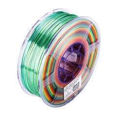 eSUN 3D filament eSilk PLA 1kg rainbow цена и информация | Смарттехника и аксессуары | pigu.lt