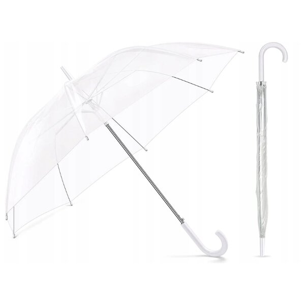 Skaidrus skėtis kaina ir informacija | Moteriški skėčiai | pigu.lt
