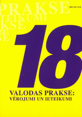 Valodas prakse 18 ( 2023 gads) kaina ir informacija | Užsienio kalbos mokomoji medžiaga | pigu.lt