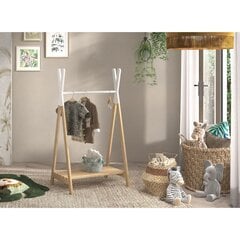 Вешалка для одежды Aatrium Kiddy, 50x74x131 см, белая цена и информация | Вешалки для одежды | pigu.lt