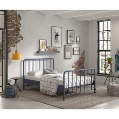 Кровать Aatrium Bronxx 140x200 см, синяя цена и информация | Кровати | pigu.lt