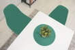 Kėdė Osaka, žalia/ruda kaina ir informacija | Virtuvės ir valgomojo kėdės | pigu.lt