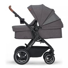 Universalus vežimėlis Kinderkraft B-Tour 3in1 Mink Pro, light grey kaina ir informacija | Vežimėliai | pigu.lt