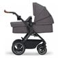 Universalus vežimėlis Kinderkraft B-Tour 3in1 Mink Pro, Black kaina ir informacija | Vežimėliai | pigu.lt