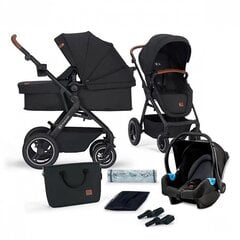 Универсальная коляска Kinderkraft B-Tour 3in1 Mink Pro, Black цена и информация | Тележка | pigu.lt