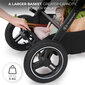 Universalus vežimėlis Kinderkraft B-Tour 3in1 Mink Pro, dark grey kaina ir informacija | Vežimėliai | pigu.lt