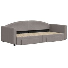 Sofa-lova vidaXL, 90x200 cm, pilka kaina ir informacija | Lovos | pigu.lt