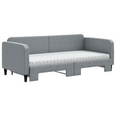 Sofa-lova vidaXL, 90x200 cm, pilka kaina ir informacija | Lovos | pigu.lt