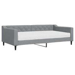 Sofa-lova vidaXL, 100x200 cm, pilka kaina ir informacija | Lovos | pigu.lt