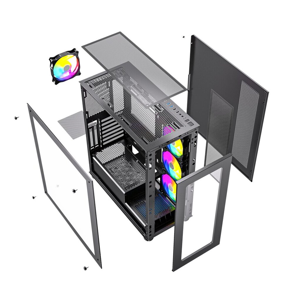 Gembird Fornax X450MAX цена и информация | Korpusai | pigu.lt