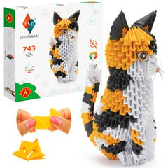 Набор для творчества - Оригами 3D кошка цена и информация | Развивающие игрушки | pigu.lt