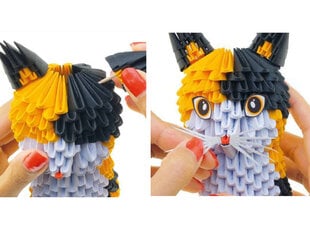 Набор для творчества - Оригами 3D кошка цена и информация | Развивающие игрушки | pigu.lt