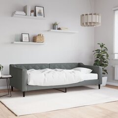 Sofa-lova vidaXL, 90x200 cm, pilka kaina ir informacija | Lovos | pigu.lt