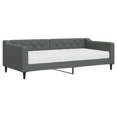 Sofa-lova vidaXL, 90x200 cm, pilka kaina ir informacija | Lovos | pigu.lt