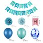Gimtadienio balionų rinkinys, mėlynas kaina ir informacija | Balionai | pigu.lt