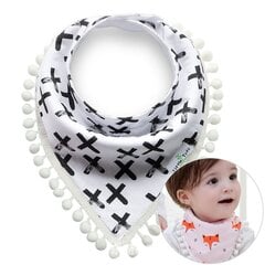 Šalikas vaikams HD-57128, baltas цена и информация | Шапки, перчатки, шарфы для мальчиков | pigu.lt