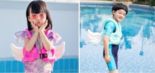 Plaukimo liemenė vaikams, rožinė цена и информация | Нарукавники, жилеты для плавания | pigu.lt