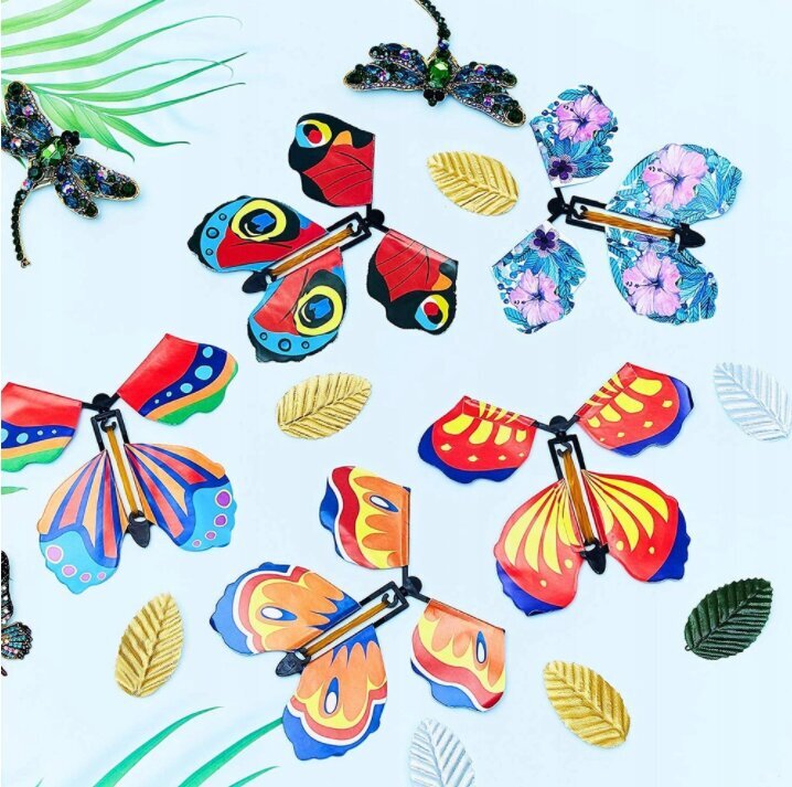 Žaislinis drugelis Magic Flying Butterfly, V kaina ir informacija | Lavinamieji žaislai | pigu.lt