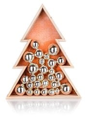 Kalėdinė dekoracija - eglutė, 15 LED, 38 cm цена и информация | Рождественские украшения | pigu.lt
