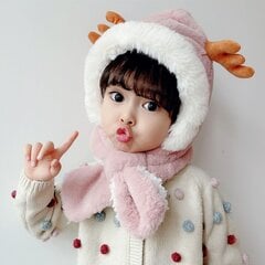 Kepurė mergaitėms HD-62411, rožinė цена и информация | Шапки, перчатки, шарфы для девочек | pigu.lt