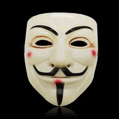 Anoniminė Vendetta kaukė, 5 tipas цена и информация | Карнавальные костюмы | pigu.lt