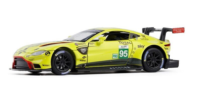 Radijo bangomis valdomas Aston Martin Vantage GTE, geltonas kaina ir informacija | Žaislai berniukams | pigu.lt