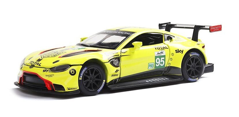 Radijo bangomis valdomas Aston Martin Vantage GTE, žalias kaina ir informacija | Žaislai berniukams | pigu.lt