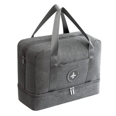Sportinis kelioninis krepšys, pilkas kaina ir informacija | Kuprinės ir krepšiai | pigu.lt