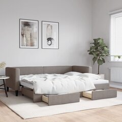 Sofa-lova vidaXL, 80x200 cm, pilka kaina ir informacija | Lovos | pigu.lt