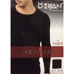 Termo apatiniai marškinėliai vyrams Ozkan 11317, juodi цена и информация | Thermowave Originals Термоштаны | pigu.lt