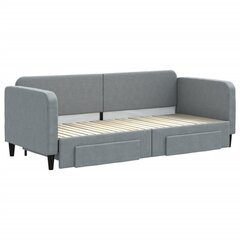 Sofa-lova vidaXL, 80x200 cm, pilka kaina ir informacija | Lovos | pigu.lt