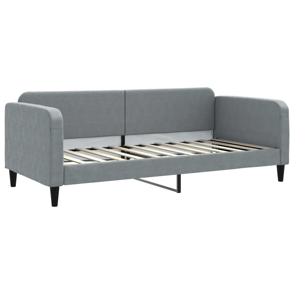 Sofa-lova vidaXL, 90x200 cm, pilka kaina ir informacija | Lovos | pigu.lt