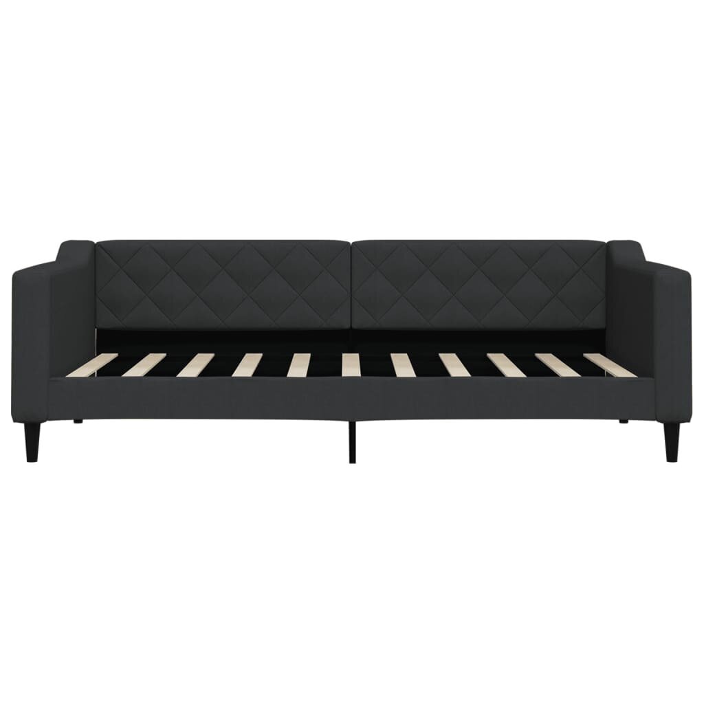 Sofa-lova vidaXL, 90x190 cm, juoda цена и информация | Lovos | pigu.lt