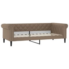 Sofa-lova vidaXL, 90x200 cm, ruda kaina ir informacija | Lovos | pigu.lt