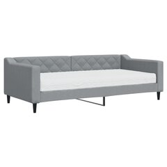 Sofa-lova vidaXL, 90x200 cm, pilka kaina ir informacija | Lovos | pigu.lt