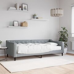 Sofa-lova vidaXL, 90x200 cm, pilka kaina ir informacija | Lovos | pigu.lt