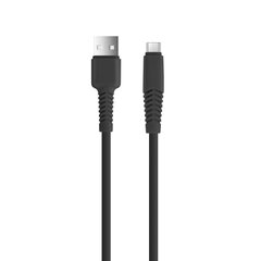Setty USB - micro cable 3 m 2A KSA-M-321 black цена и информация | Кабели и провода | pigu.lt