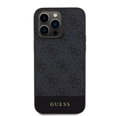 CG Mobile Guess PU 4G Stripe MagSafe Case GUHMP15LG4GLGR kaina ir informacija | Telefono dėklai | pigu.lt