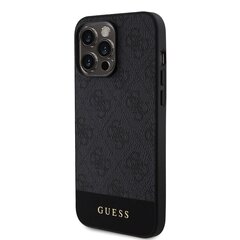 Guess PU 4G Stripe MagSafe Case for iPhone 15 Pro Black цена и информация | Чехлы для телефонов | pigu.lt